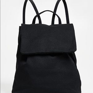 BAGGU Mini Drawstring Canvas Bag in Black